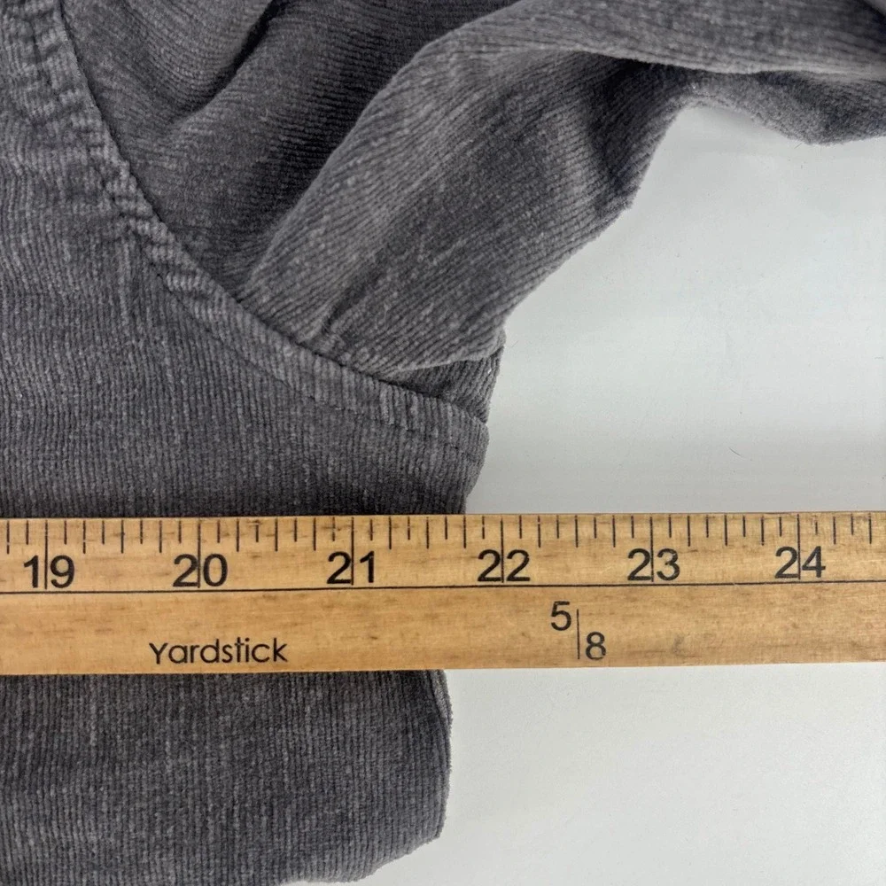 Ezekiel Shirt Jacket Mens Medium Gray Corduroy Flannel Lined EJ213044N Shacket